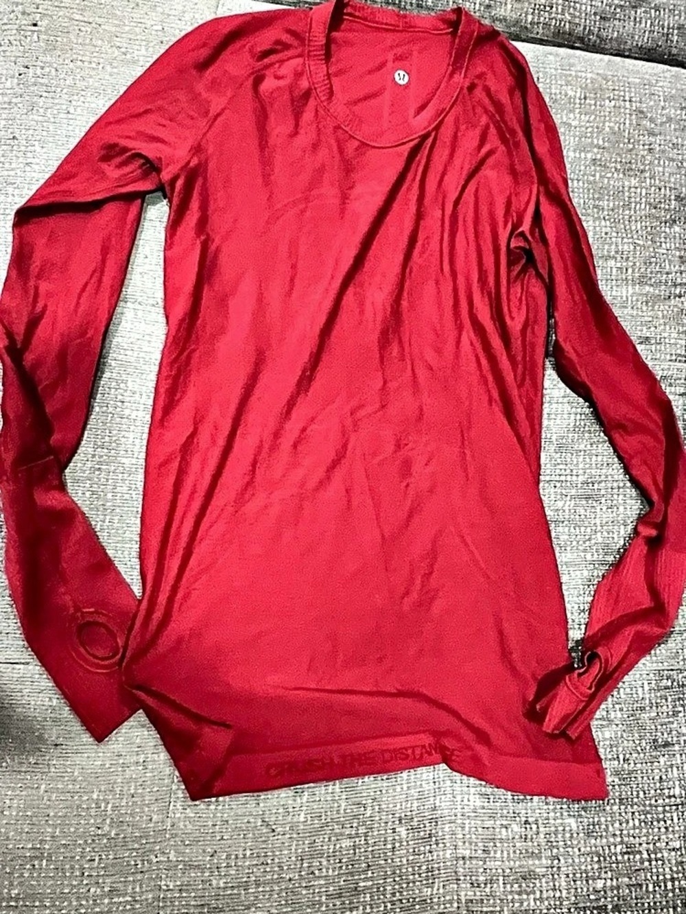 a Lululemon Swiftly Tech Long-Sleeve Shirt 2.0